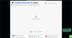 Desktop Screenshot of hatfielddetectiveindia.com